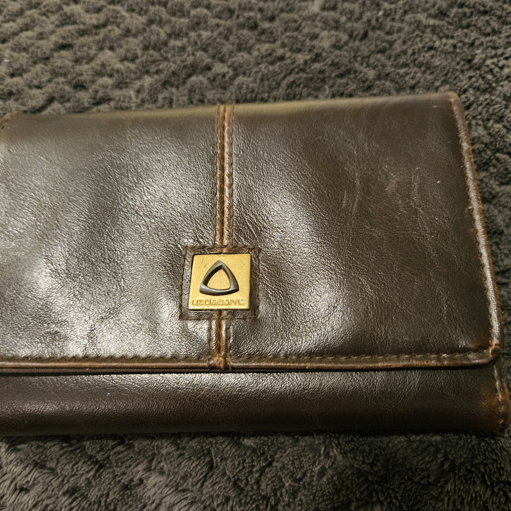 Liz Claiborne Brown Leather Wallet